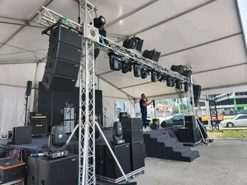Pro Audio Sound System Line Array Loudspeaker Outdoor Speakers Professional For Hire In Nairobi 2